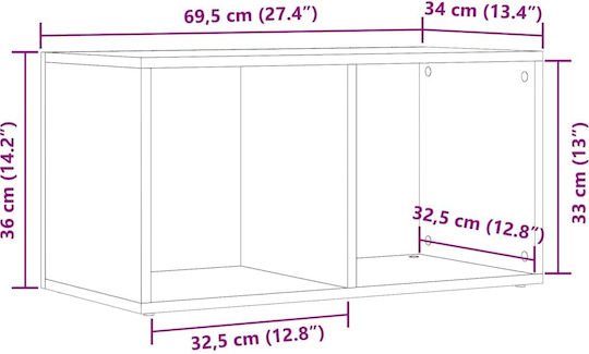 Raft Maro 69.5x34x36cm
