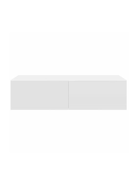 Рафт Стенен Бял 60x26.5x15см.