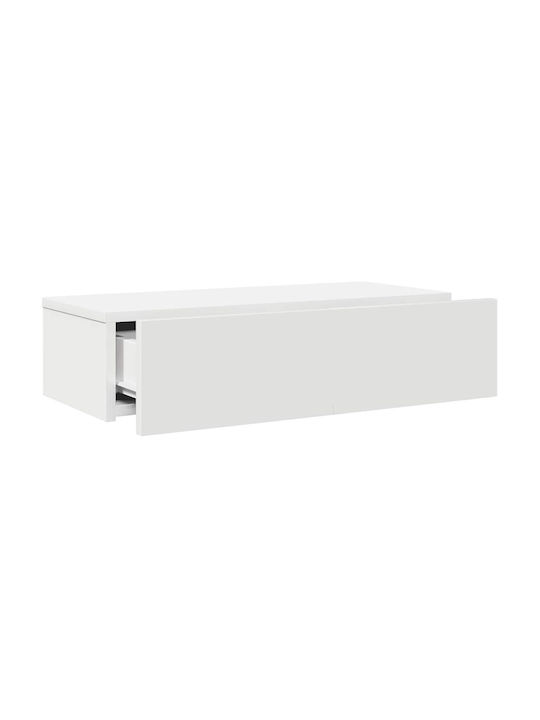 Рафт Стенен Бял 60x26.5x15см.