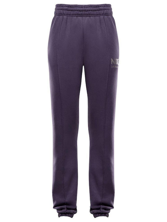 Sportswear Sweatpants Fleece Purple