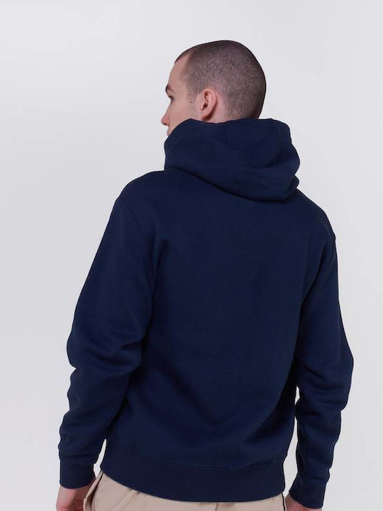 Park 20 Sweatshirts Für Herren Mit Kapuze Marineblau