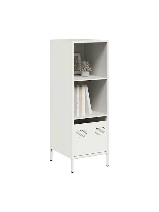 Office Storage Metal Cabinet White L35xW39xH103.5cm