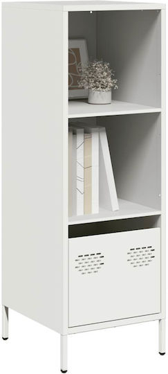 Metallisches Büroaufbewahrungsschrank Weiß 35x39x103,5cm