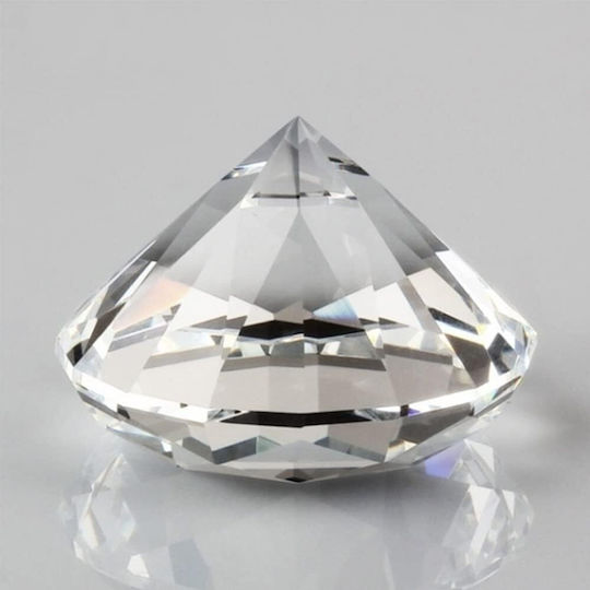 Kristall Funkelnder Diamant 100 mm Diamant Edelstein Briefbeschwerer Hochzeit Büro Wohnkultur Irisierend 5311