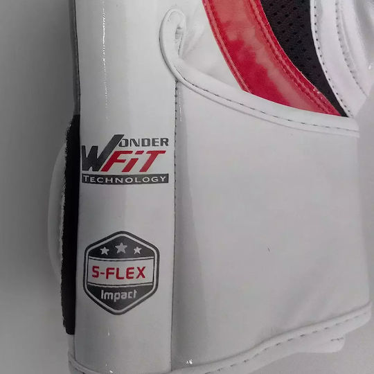 Starpro G30 Wonder-fit Boxing Gloves for Match White