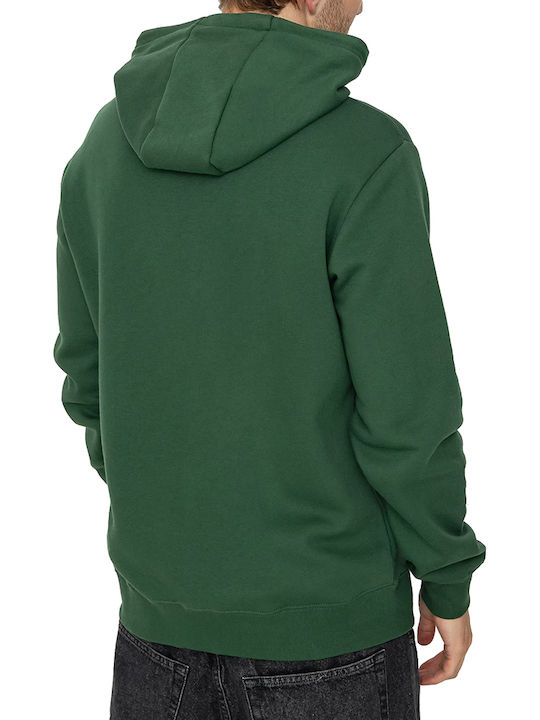 Big Logo Sweatshirt with Hood Green