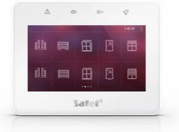 Satel Security Access-Control Keypad Touch with Screen White INT-TSG2R-W