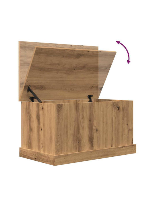 vidaXL Wooden Decorative Trunk Brown 70x40x38cm