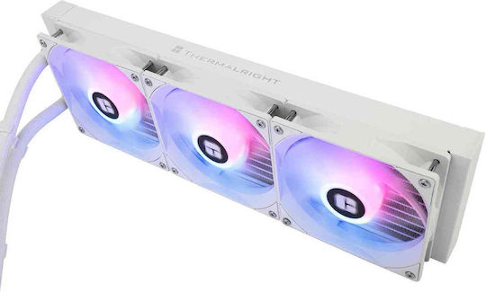 Thermalright Aqua Elite 360 v3 Water Cooling AIO CPU With 3 Fans 120mm And ARGB Lighting White