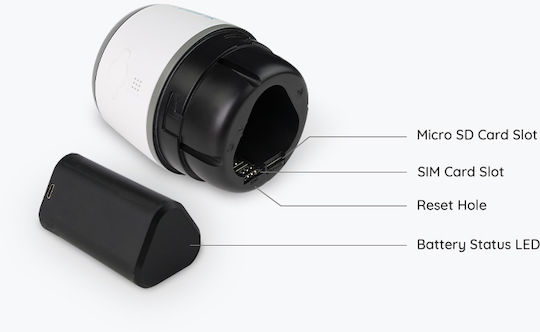 Reolink G340 IP Surveillance Camera 4G 4K Waterproof Battery Powered with Two-Way Communication