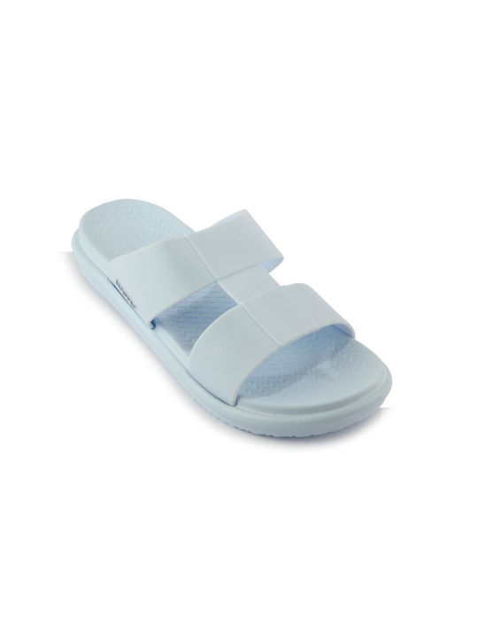 Fshoes Women's Slides Light Blue