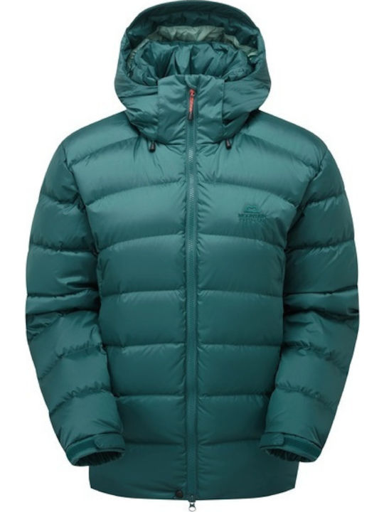 Women's Short Puffer Jacket for Winter Deep Teal