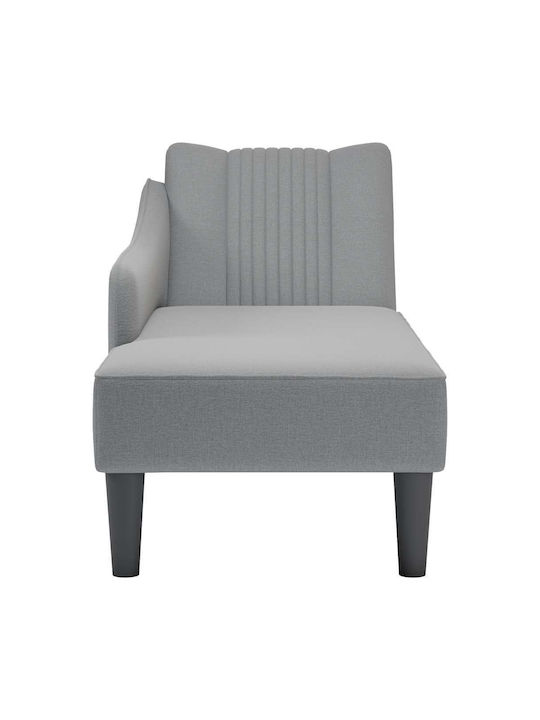 Recliner Stoff Gray L140xW56xH66cm