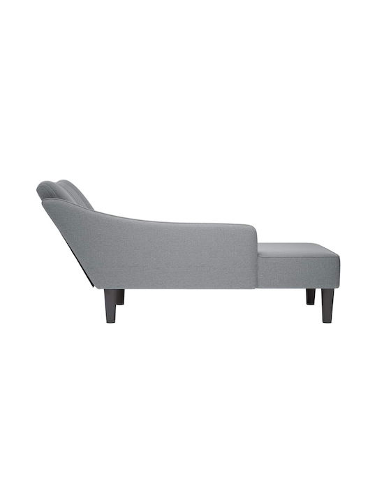 Recliner Stoff Gray L140xW56xH66cm