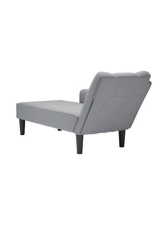 Recliner Stoff Gray L140xW56xH66cm