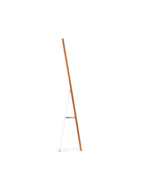 Modernhome Καθρέπτης με Καφέ Ξύλινο Πλαίσιο 148x37cm