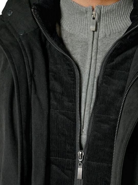Ärmellos Jacke Schwarz