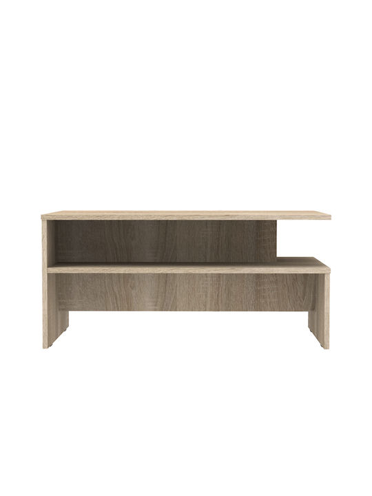 Rectangular Coffee Table Kolya Wooden Beige L90xW60xH42cm.