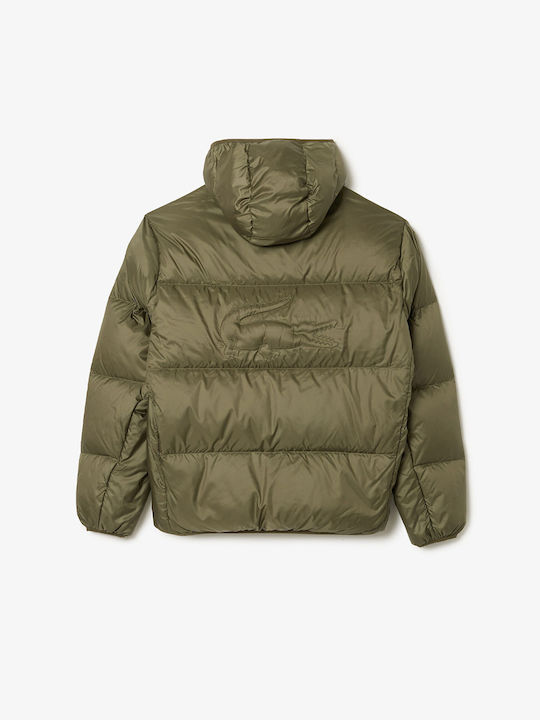 Μπουφάν Puffer Αδιάβροχο Khaki