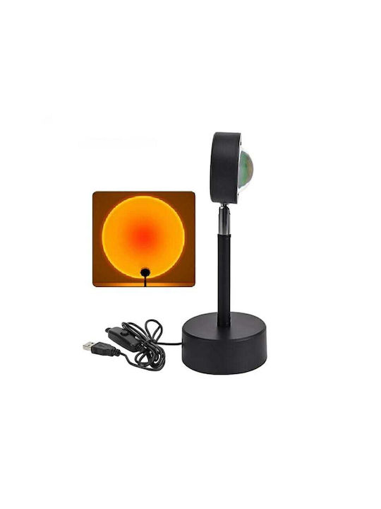 Dekorative Lampe Sonnenuntergang Rot
