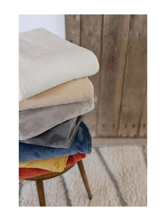 Vivaraise Theo Ριχτάρι Πολυθρόνας Βελουτέ 130x160εκ. Gris Μπεζ 1688017000