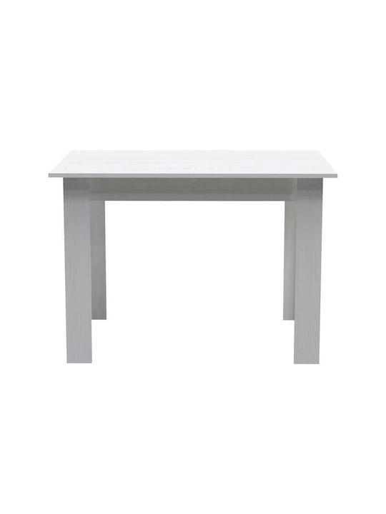 Manka Table Dining Room Wooden White 110x80x77cm