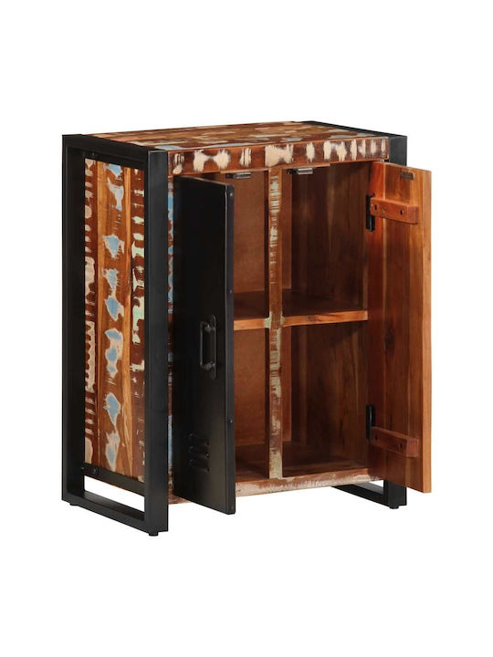Sideboard made of Solid Wood Colorful 55x35x70cm