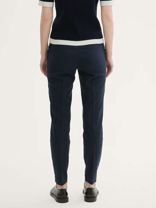 Tom Tailor Women's Chino Trousers in Slim Fit Blue