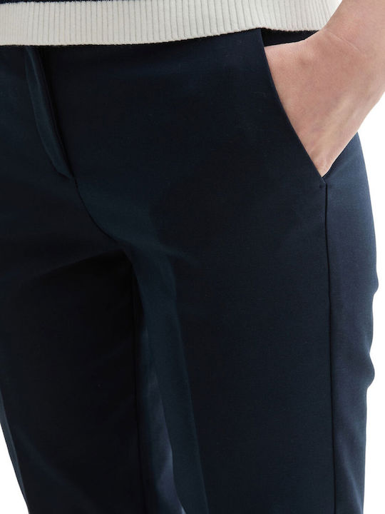 Mia Damen Stoff Hose Sky Captain Blue