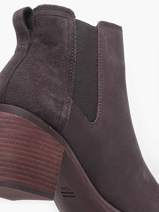 Evelyn.chelsea Suede Γυναικεία Chelsea Μποτάκια Μωβ