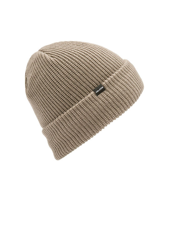 Volcom Sweep Lined Beanie Beanie Knitted in Khaki color