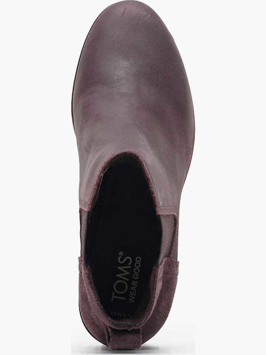 Evelyn.chelsea Suede Γυναικεία Chelsea Μποτάκια Μωβ