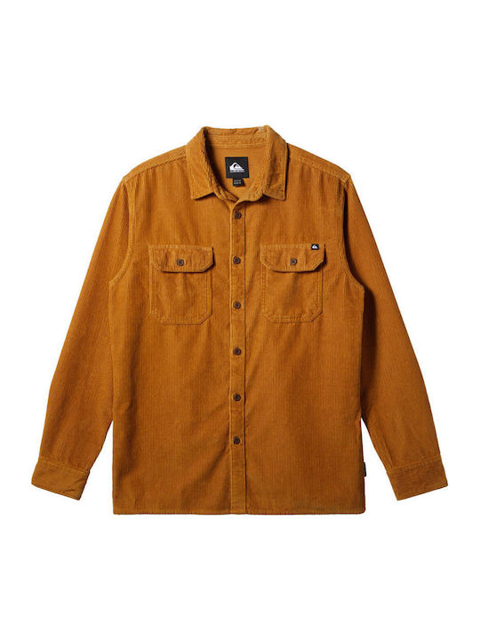 Venture Дълъг Ръкав Рипсено Кадифе Overshirt Bone Кафяв