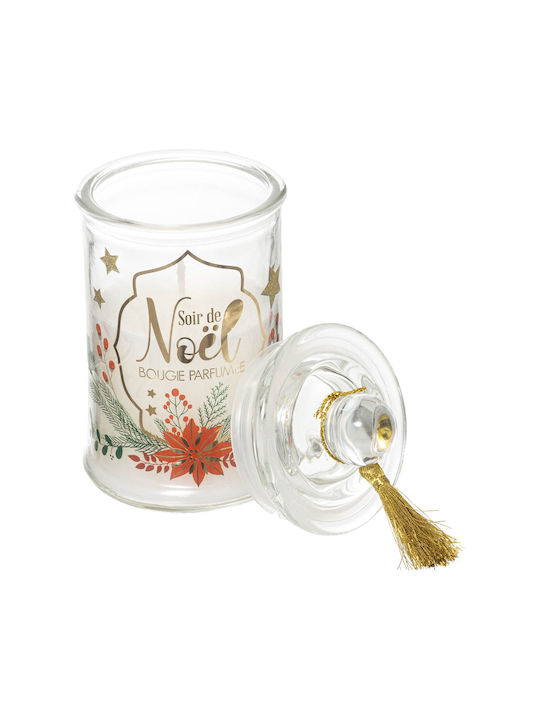 Atmosphera Christmas Glass Candle As Tassel 6cm