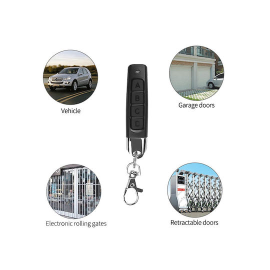 4-Channel Garage Door Remote Control with Stable Code 433MHz