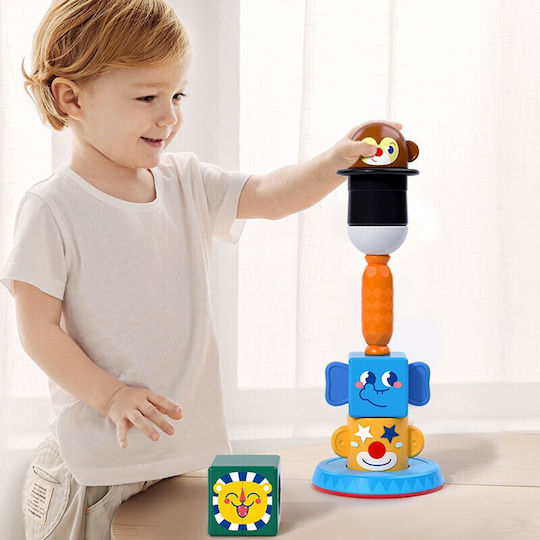 Hola Toys Παιχνίδι Στοίβαξης Circus Tower για 18+ Μηνών