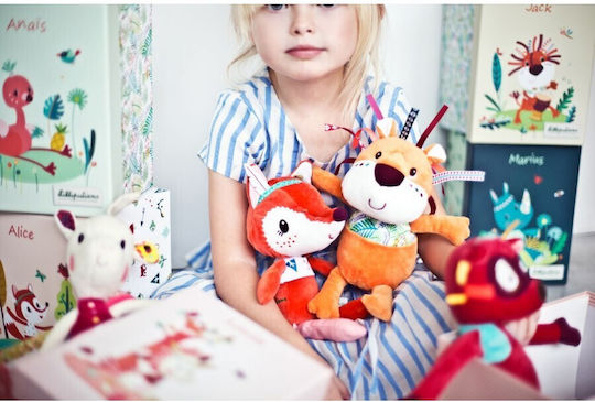 Lilliputiens Animal Jack Hug Lion made of Fabric for 0++ Months