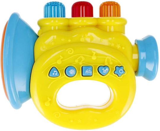 Bam-Bam Jucărie pentru Bebeluși Funny Trumpet cu muzică pentru 18++ Luni (Diverse modele) 1 buc