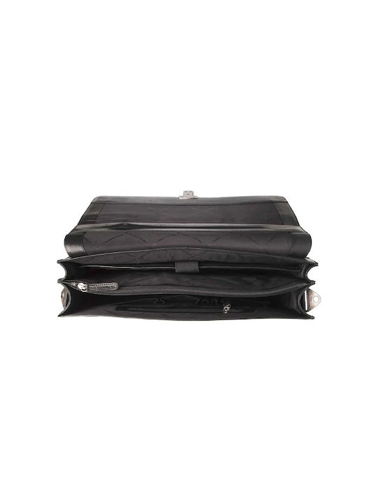 Piele Servietă pentru bărbați Negru C40.110100