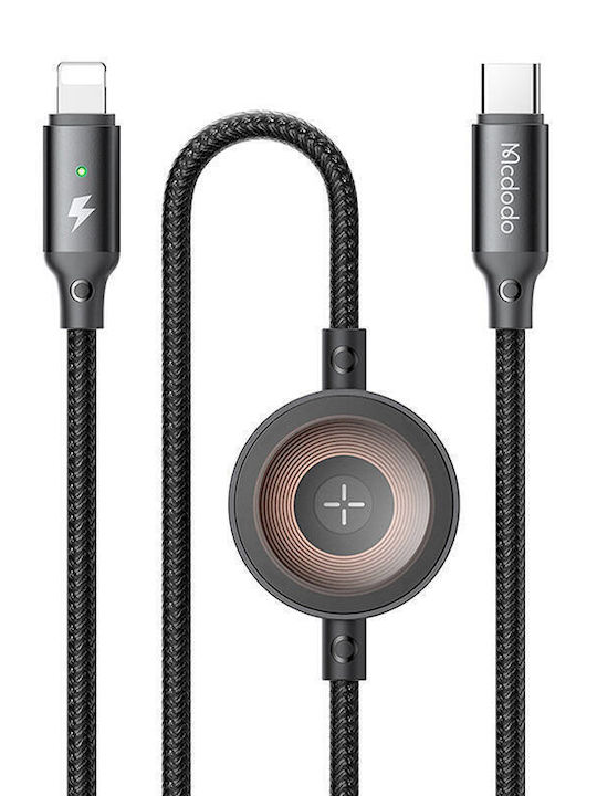 Mcdodo Ca-5680 2-in-1 USB-C auf Lightning Kabel + Apple Watch Ladegerät 36W 1,5m