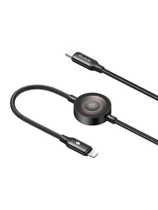Mcdodo Ca-5680 2-in-1 USB-C auf Lightning Kabel + Apple Watch Ladegerät 36W 1,5m