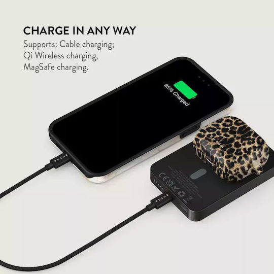 Burga MagSafe Power Bank 5000mAh 7.5W cu Port USB-C Gunmetal - Player