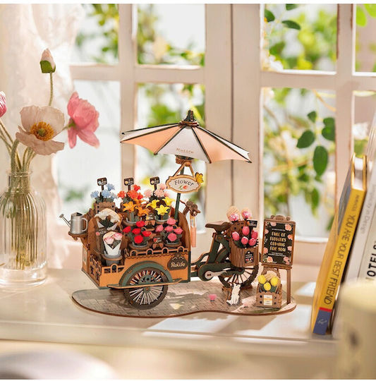 Rolife Παιχνίδι Κατασκευών Ξύλινo Robotime The Blossom Cart για Παιδιά 14+ Ετών