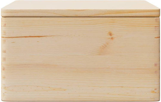 vidaXL Διακοσμητικό Μπαούλο Ξύλινο Καφέ 40x30x23εκ.