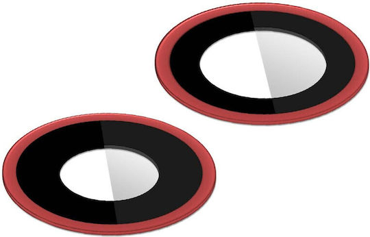 Clappio Rear Camera Lens for iPhone 12 12 Mini Red