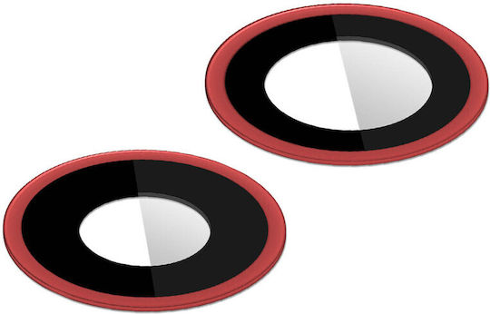 Clappio Rear Camera Lens for iPhone 12 12 Mini Red