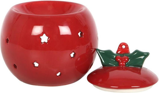 Difuzor de parfum din ceramică în formă de glob de Crăciun