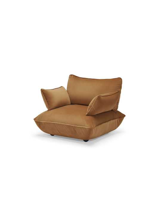 Fatboy Μαξιλάρα Δαπέδου από Βελούδο Almond 35x69εκ.