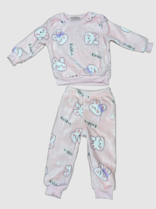 Evita Kids Sweatpants Set Rose