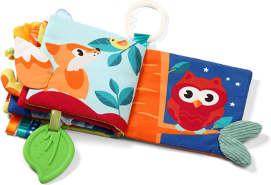 Babyono Activity Book Forest Trip First Book Fabric with Sounds for Newborns
